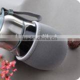 Wholesale Creative Big Belly Penguins Cup Glass Cup Diving Silicone Strap Penguin Tea Glass thumbnail-3