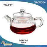Heat Resistant Glass Teapot Glass Tea Pot thumbnail-1