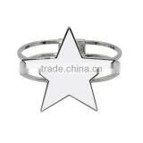 Wholesale Cheap Personalised Fashion Silver Color 316 Custom Sublimation Stainless Steel Bracelet For DIY thumbnail-4