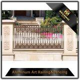 China Supply Outdoor Color Powder Coated Cast Aluminum Garden Fence for Villa thumbnail-2