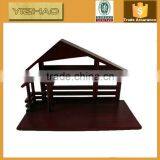 Made in China Christmas Unfinished Homemade Cheap Outdoor Antique Wood Nativity Scene Craft thumbnail-6