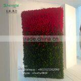 SAST-70025 Artificial Red Rose Flower Wall Plastic Wall Flower Decoration thumbnail-1