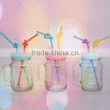 450ml Glass Mason Jar With Handle thumbnail-2