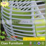 Fabric Cushion Rattan Recliner Patio Swings thumbnail-4