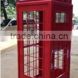 OEM Outdoor London Steel Red Telephone Booth thumbnail-4