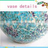 Gorgeous Design Antique Stained Jewelry Blue Flower Murano Glass Decorations thumbnail-5