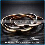 Wholesale Special Three Circle Jewelry Gift Bracelet Stainless Steel Bangle thumbnail-3