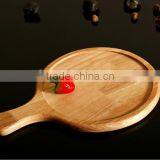 Low Moq High Quality Wooden Round Pizza Board With Handle thumbnail-6