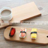Wholesale Price Unfinished Solid Beech Sushi Serving Tray thumbnail-2