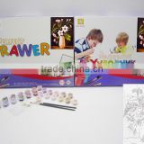 2015 Novelty toy Diy cardboard painting Factory supplier lovely toy