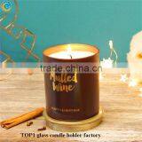 Mason Jar Fruit Printed Ribbed Tealight Candle Holder thumbnail-1