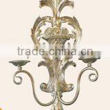 MW-0009-02 Silver Hanging Wall Candle Holder With Metal thumbnail-1