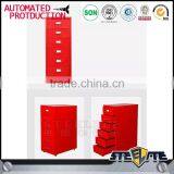 Safe and Friendly Knock Down Kids Bed Beside 6 Drawer Movable File Cabinet for Sale thumbnail-3