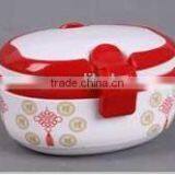 Portable Single Oval Lunch Box With Lock thumbnail-2