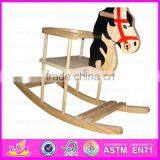 2015 High Quality Kids Rocking Horse Toy,Best Sale Children Wooden Rocking Horse Toy,Baby Product Wooden Rocking Horse WJ276724 thumbnail-2