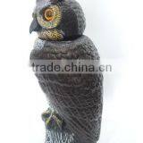 Lifelike Owl Scarecrow With Bobble Head thumbnail-3