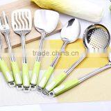 Long Handle Kitchen Cooking Slotted Turner BYX03 thumbnail-3