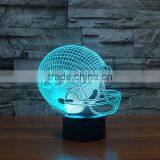 New NFL LED 3D Night Light 7-Color Table Lamp Xmas Gift thumbnail-3