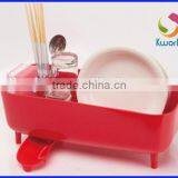 Plastic Colorful Kitchen Tray Draining Rack thumbnail-2