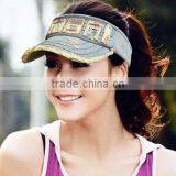 Custom Distressed Sun Visor Caps and Hats thumbnail-2