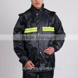 HIGH QUALITY PVC RAIN COAT WATERPROOF JACKET SUIT WITH WARNING SIGNS thumbnail-5