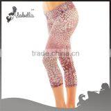 Women Basic Slim Capri Leggings & Sublimation Capri Like Spider Web thumbnail-2