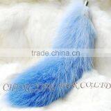 CX-R-25A Cute Fox Fur Tail Keychain thumbnail-1