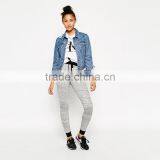 Womens Lightweight Space Dye Joggers With Contrast Cuff Fashion Jogger Pants Wholesale thumbnail-2