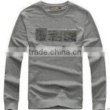 The New 2017 Spring Small Unlined Upper Garment of Han Edition Fleece Personality Render Men Long Sleeve T-shirt Unlined Upper thumbnail-3