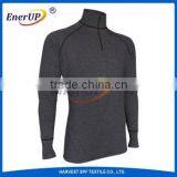 Merino Wool Lanzing Thermal Underwear Flame Retardant Henley Anti Static Tshirt thumbnail-4