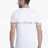Latest Man Slim Fit Solid Colors T-shirts Plain Designs Bulk Tshirts thumbnail-2