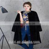 Natural Rabbit Fur Jacket With Belt Women Real Whole Skin Rex Rabbit Fur Overcoat thumbnail-1