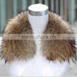 Myfur Wholesale Price Raccoon Fur Trim Customized Color and Size Garment Hood thumbnail-3