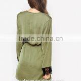 Regular Fit Wrap Front Bath Robe Wholesale Women Comfortable Robe thumbnail-3