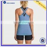 Factory Wholesale Custom Training Singlet Gym Vest Long Tank Tops For Women thumbnail-1