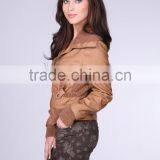 Lady pu Leather Jacket/motorcycle Blazer/mexico Leather Jackets #LPU0209 thumbnail-2