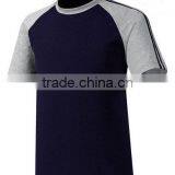 Cotton Red&white Two Tone Plain t Shirt for Men thumbnail-3