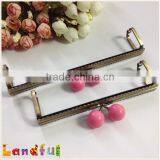 Wholesale Colorful Candy Heads With Sewing Holes Metal Bag Purse Frame thumbnail-1