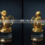 High Quality Beautiful Gold Plated MONKEY TROPHY FOR BUSINESS GIFT thumbnail-5