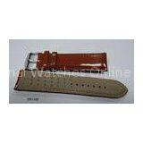 Black, Dark Brown, Tan, White Shining Leather Wrist Watch Bands With Waterproof Leather Lining 3.2mm thumbnail-1