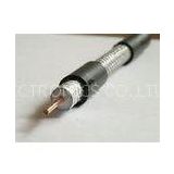 PE Jacket RG11 CATV Coaxial Cable 1CCS with 60% AL Braid for Outdoor