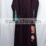 Embroider Young Girl Muslim Dress/ Dqln Muslim Islamic Fashionable Abaya Kaftan Dresses/fancy dl Islamic Muslim Dress thumbnail-2