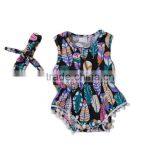 Infants & Toddlers Clothing Cotton Knitted Hooded Baby Girl Pom Pom Romper BR008 thumbnail-2