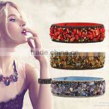 XP-LB-2170 Wholesale Colorful Newest Cuff Leather Bracelet