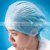 Nonwoven disposable doctor cap with elastic