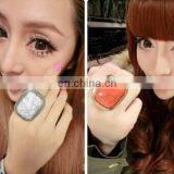 Fashion New Street Style Geometric Gem Women's Major Suit Alloy Finger Ring thumbnail-1