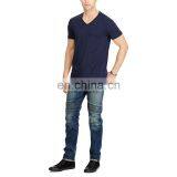 OEM Clothing Manufacturing v Shape Collar Jersey t Shirt thumbnail-5