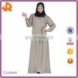 New Design Khaki Abaya Fabric,latest Abaya Designs With Belt,women Abaya Turkey thumbnail-1
