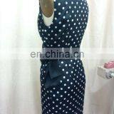 2016 Lepoard Print Silk Fabric Tailored Shape Cocktail Dresses With Silk Fabric for Summer and Autumn thumbnail-4