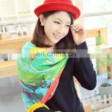 2015 New Style Fashion Design Woman Silk Digital Printedbig Square Accessory(SP1682B) thumbnail-1